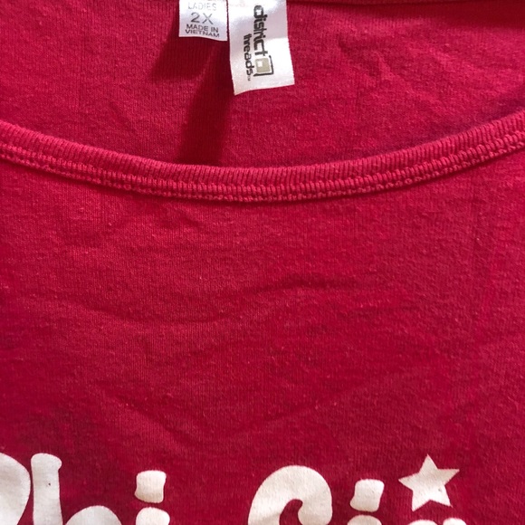 Phi Sigma Sigma pink size 2xl white “Phi Sig” bid day and quote - Picture 2 of 4